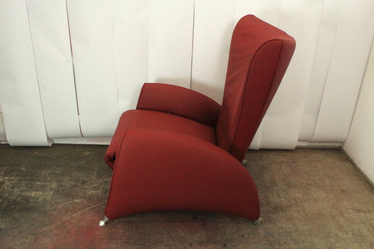 FSM FUX | SESSEL MIT FUNKTION | LEDER ROT | DESIGNER SESSEL | FSM - Bild 10
