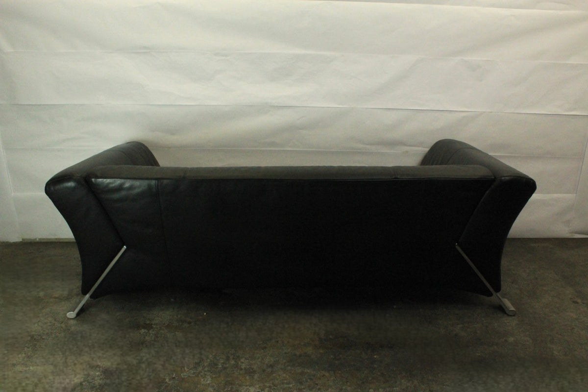 ROLF BENZ 322 | 3-SITZER | SCHWARZ LEDER | DESIGNER SOFA | Rolf Benz - Bild 10