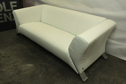ROLF BENZ 322 | 3-SITZER | WEISS LEDER | DESIGNER SOFA | Rolf Benz - Bild 5