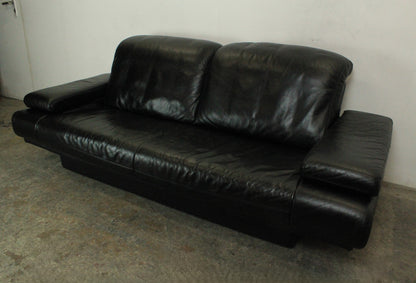 Rolf Benz AK Schwarz Dreisitzer Couch Designer Sofa in Top Zustand | Rolf Benz - Bild 4