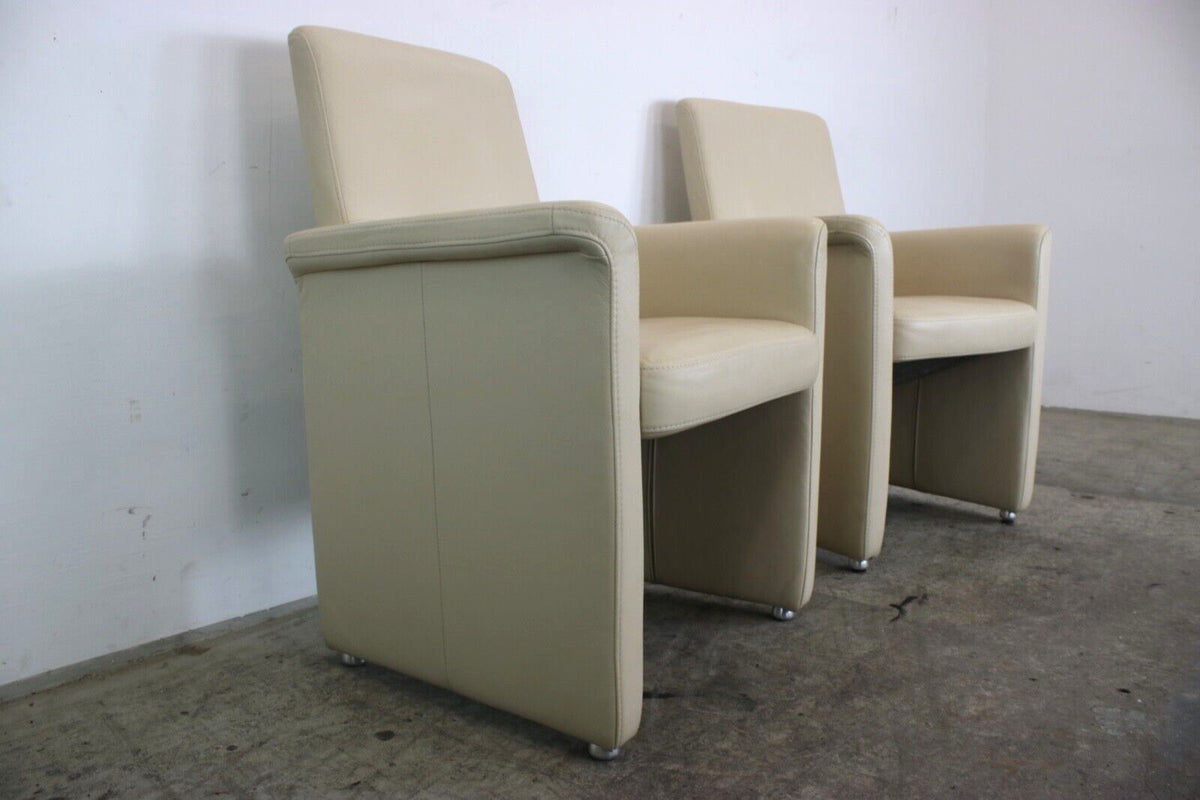 Wunderschöne Designer Sessel von Musterring Echt Leder Beige Funktion | Musterring - Bild 8