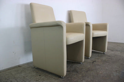 Wunderschöne Designer Sessel von Musterring Echt Leder Beige Funktion | Musterring - Bild 8