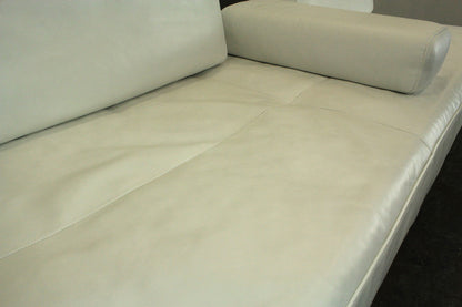 Rolf Benz Dono6100 Couch Liege Dreisitzer Weiß Leder Designer Sofa | Rolf Benz - Bild 6