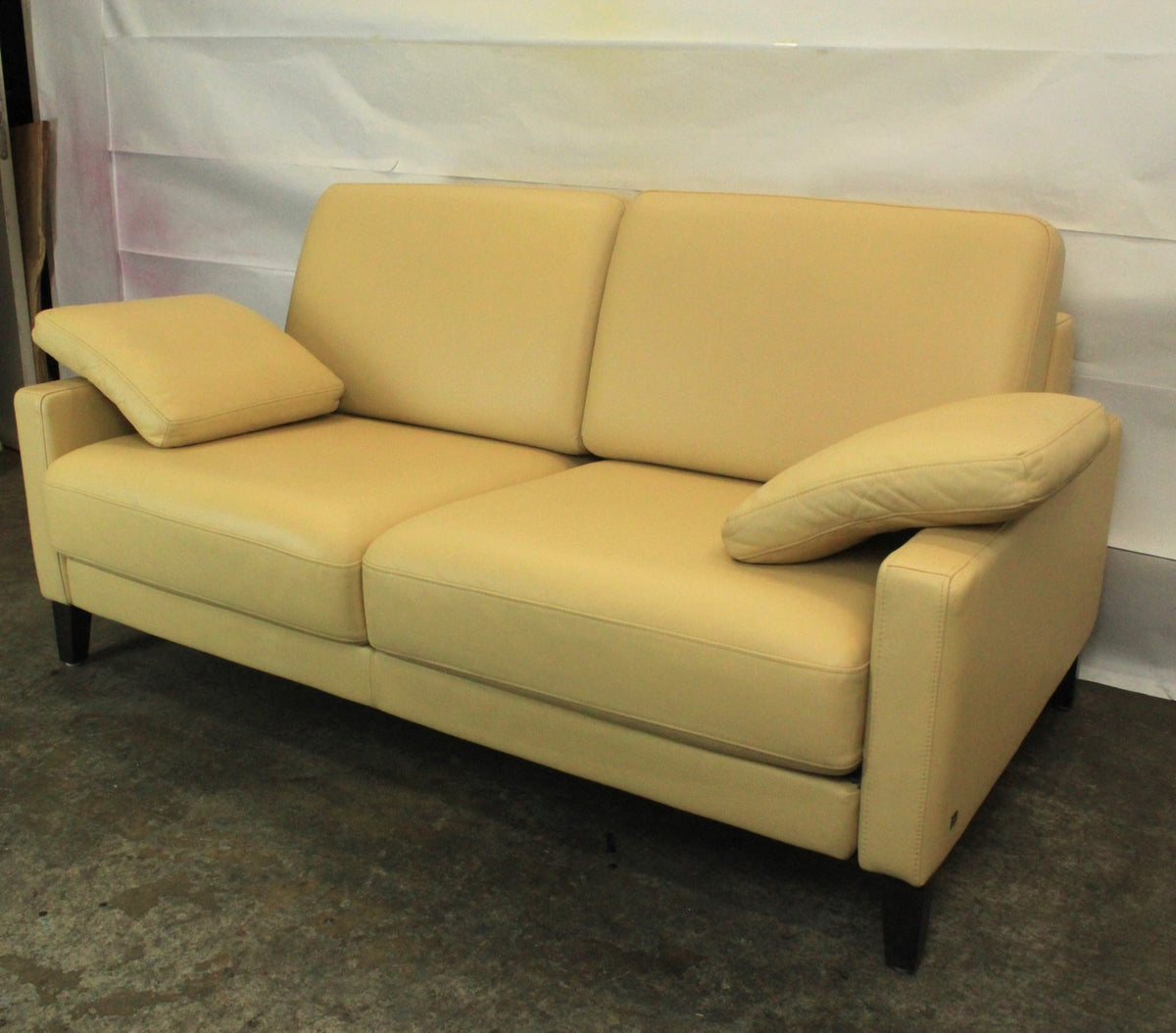 ROLF BENZ EGO | 2-SITZER | LEDER CREME | DESIGNER COUCH | Rolf Benz - Bild 6