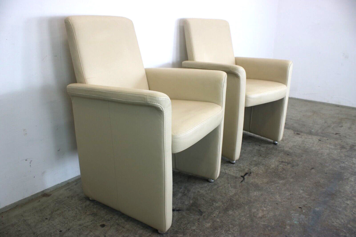 Wunderschöne Designer Sessel von Musterring Echt Leder Beige Funktion | Musterring - Bild 2