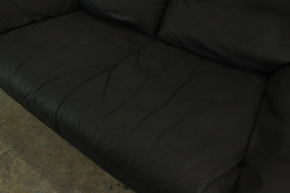 Rolf Benz AK 345 Schwarz Zweisitzer Couch Vintage Designer Sofa | Rolf Benz - Bild 7