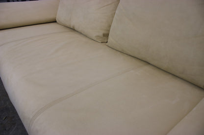 Rolf Benz Modell1600 Couch Gelb Veloursleder Dreisitzer Funktion Sofa | Rolf Benz - Bild 8