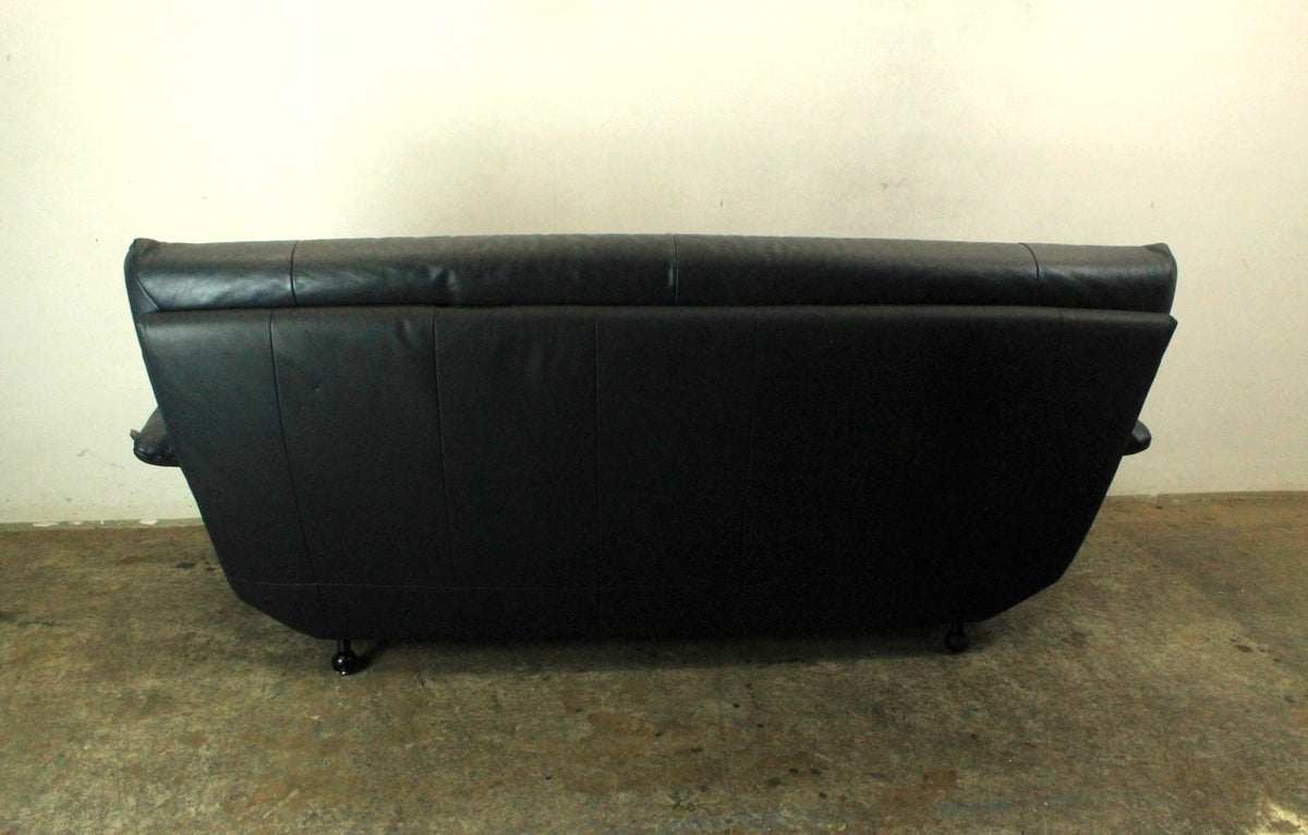 Rolf Benz 418 Couch Garnitur Leder Blau Zweisitzer & Dreisitzer Designer Sofa | Rolf Benz - Bild 10