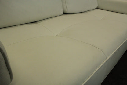 Rolf Benz Dono6100 Couch Liege Zweisitzer Weiß Leder Designer Sofa | Rolf Benz - Bild 6