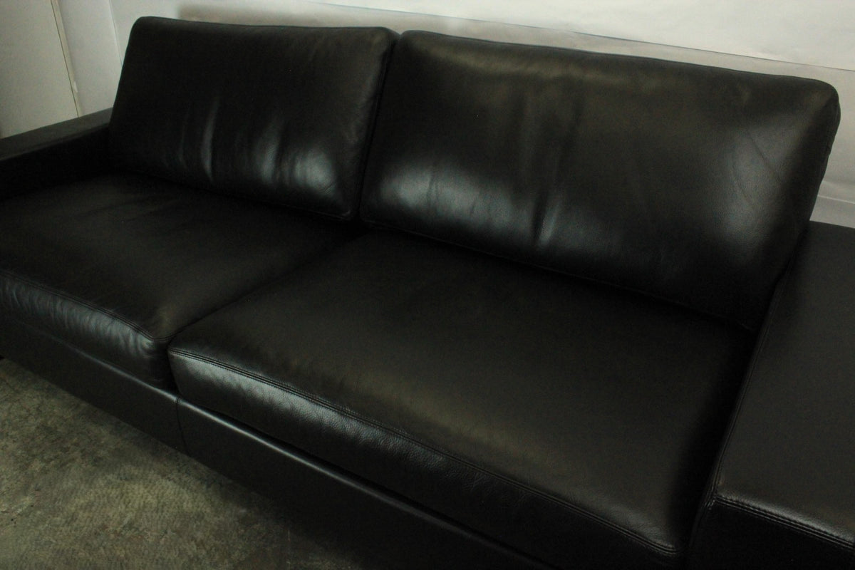 COR CONSETA | 3-SITZER | SCHWARZ LEDER | DESIGNER SOFA | Cor - Bild 8