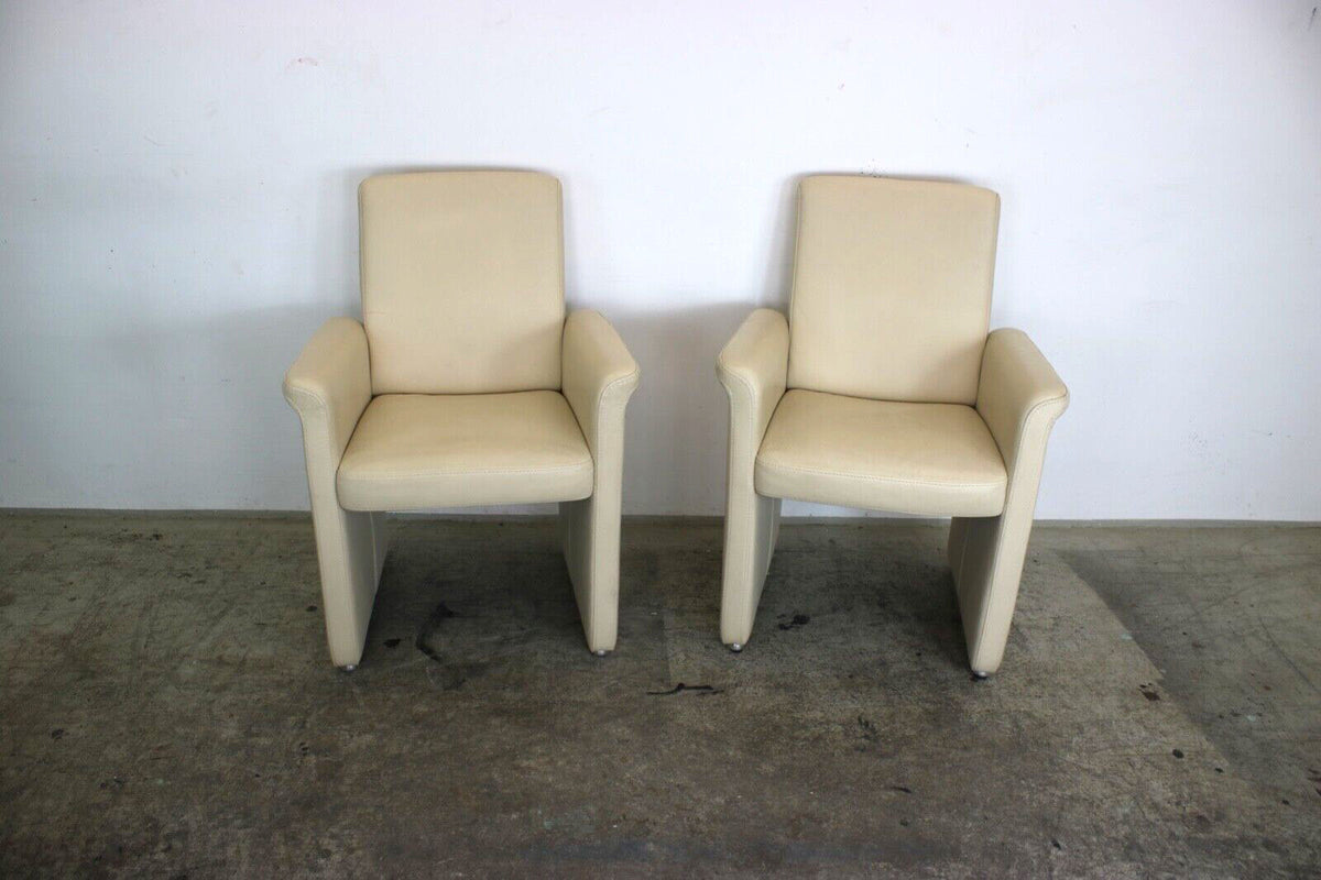 Wunderschöne Designer Sessel von Musterring Echt Leder Beige Funktion | Musterring - Bild 4