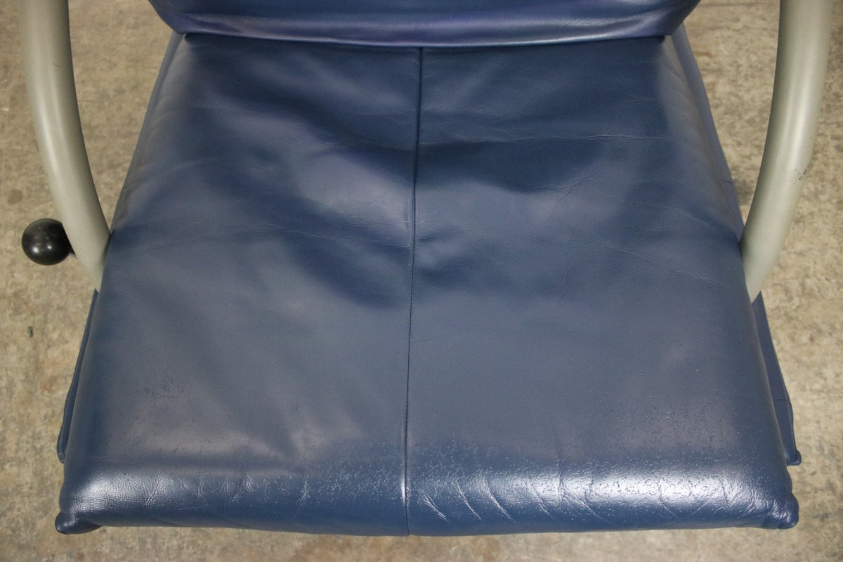 Rolf Benz BMP Torino Sessel Mit Hocker In Blau Funktion Designer | Rolf Benz - Bild 8