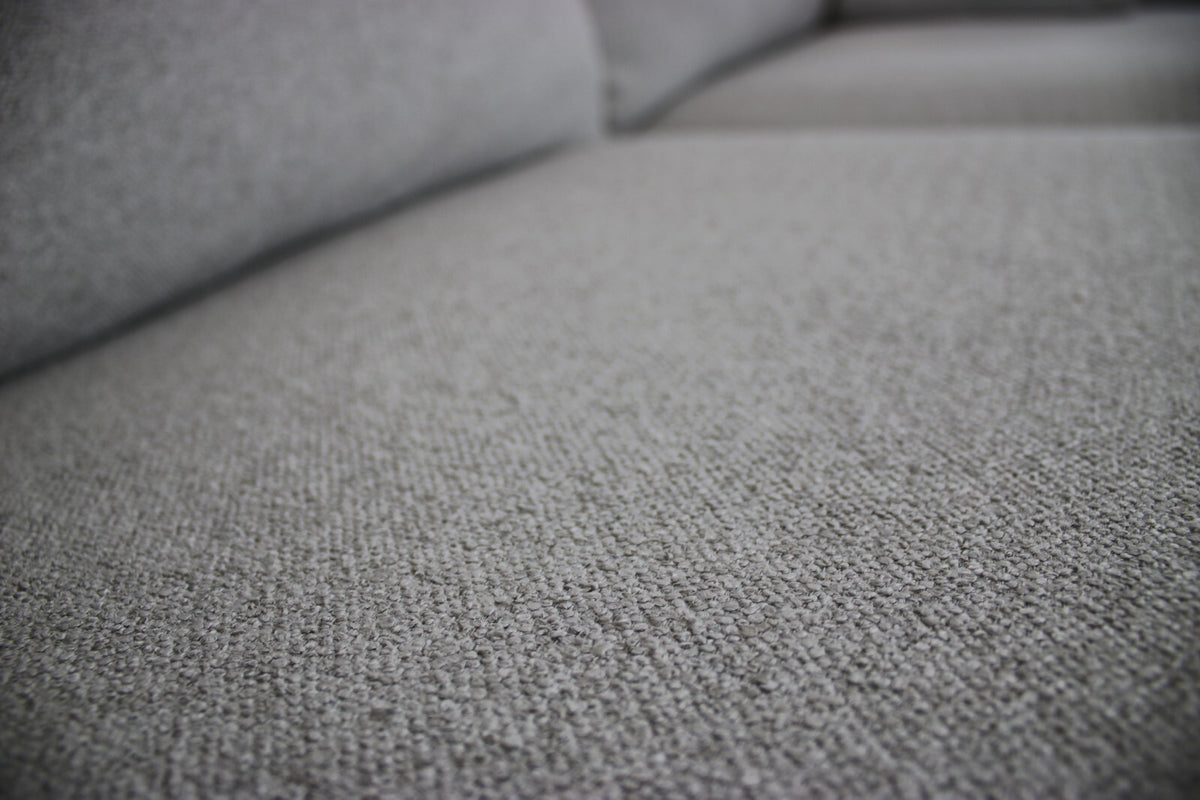 Rolf Benz EGO Couch Viersitzer Stoff Grau Designer Sofa Chromleisten Neubezug | Rolf Benz - Bild 8