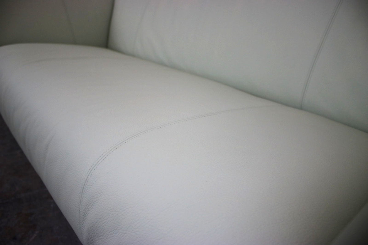 Rolf Benz 322 Club Sofa Dreisitzer Designer Couch Mintgrün Echt Leder Klassiker | Rolf Benz - Bild 6