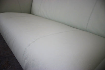 Rolf Benz 322 Club Sofa Dreisitzer Designer Couch Mintgrün Echt Leder Klassiker | Rolf Benz - Bild 6