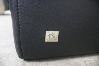 Rolf Benz 6800 Dreisitzer Couch Designer Sofa Echtleder Schwarz | Rolf Benz - Bild 5