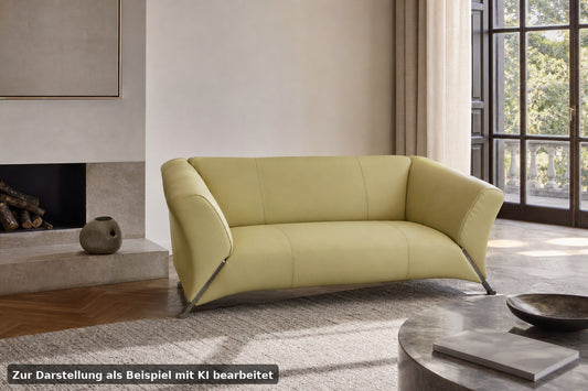 Rolf Benz 322 Clubsofa-Dreisitzer Designer Couch Mintgrün Echtleder | Rolf Benz - Bild 1