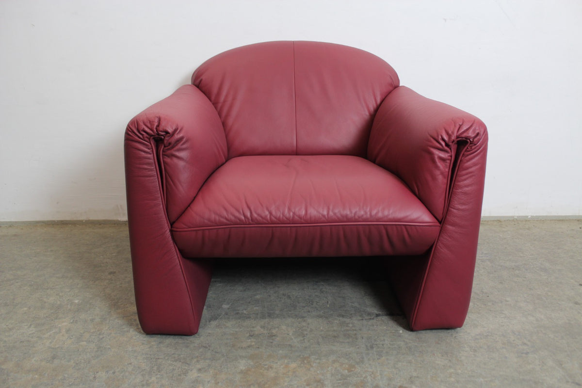 COR Designer Sessel Echtleder Rot Einsitzer | Cor - Bild 2