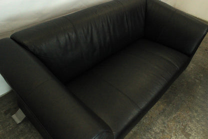 ROLF BENZ 322 | 2,5-SITZER | SCHWARZ LEDER | DESIGNER SOFA | Rolf Benz - Bild 7