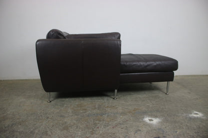 Walter Knoll Chaiselongue Schwarz Leder Liege Designer Sofa | Walter Knoll - Bild 8