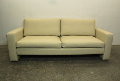 COR Conseta 3-Sitzer Couch Designer Sofa Leder Creme (Ghiaccio 666) -Neuwertig | Cor - Bild 3