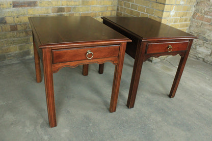 Drexel Heritage Mahagoni Nachtschränke Nachttische Mit Schublade Made in USA | Drexel Heritage - Bild 2