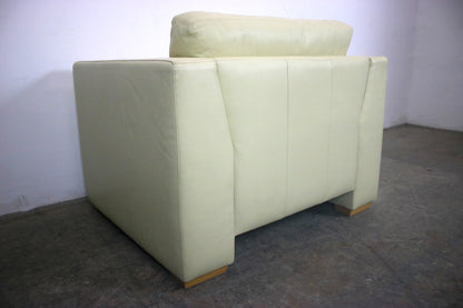 Designer Sessel von Musterring Leder Creme Einsitzer Sofa | Musterring - Bild 7