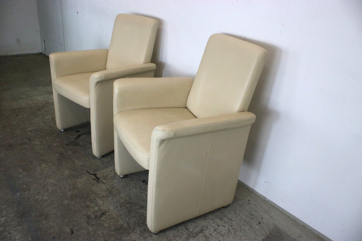 Wunderschöne Designer Sessel von Musterring Echt Leder Beige Funktion | Musterring - Bild 5