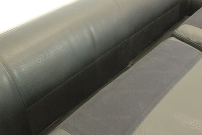 Walter Knoll Couch 3-Sitzer Designer Daunen Leder Sofa Schwarz Mit Kopfstütze | Walter Knoll - Bild 8