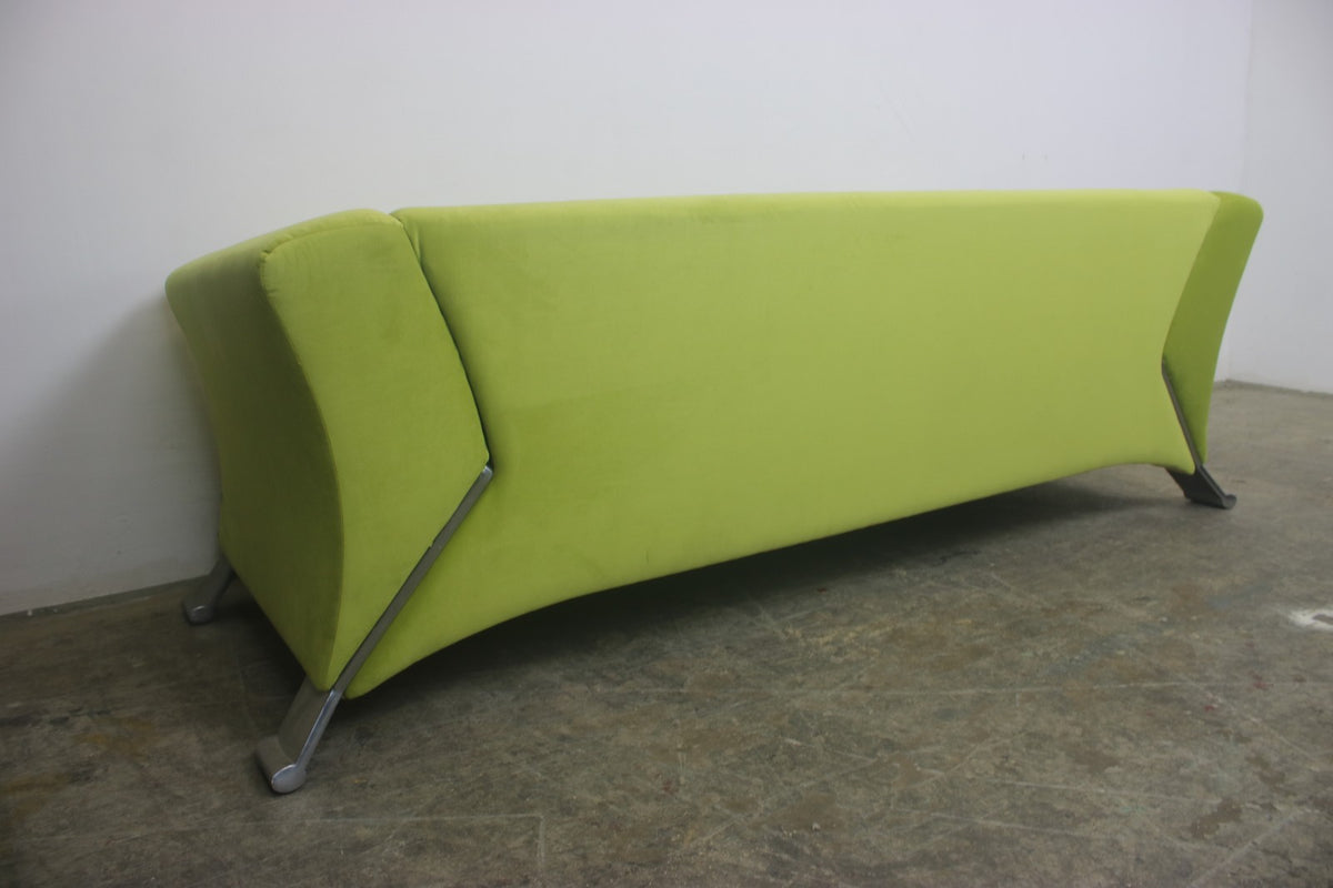 Rolf Benz 322 Clubsofa–Dreisitzer Designer Couch Neu Bezogen Gelb Stoff | Rolf Benz - Bild 9