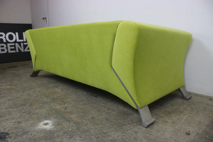 Rolf Benz 322 Clubsofa–Dreisitzer Designer Couch Neu Bezogen Gelb Stoff | Rolf Benz - Bild 10