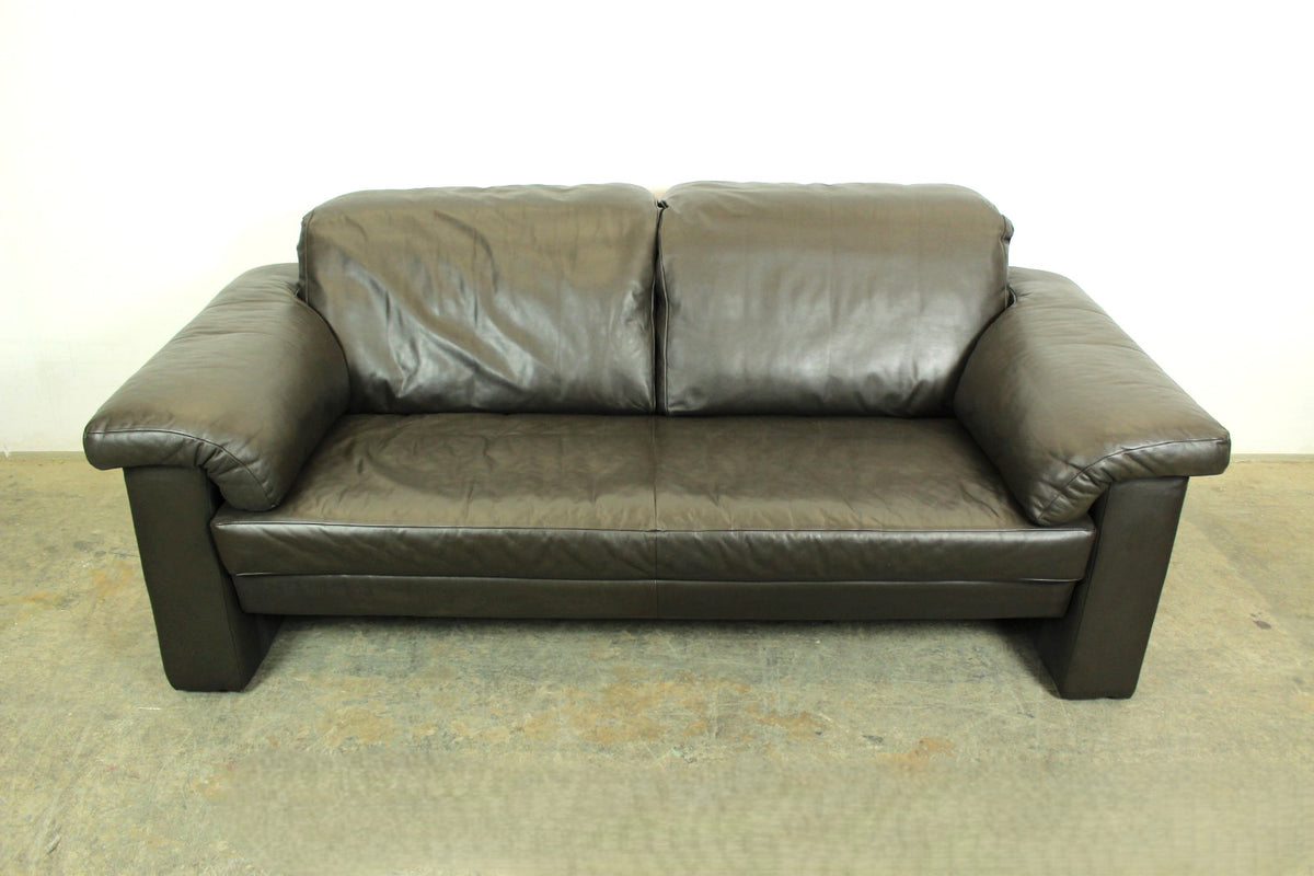 Rolf Benz Sofa Echtleder Dunkelbraun Designer Couch | Rolf Benz - Bild 2