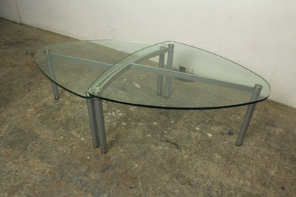 Designer Couchtisch Von Rolf Benz 2-Teilig Mit Glasplatte | Rolf Benz - Bild 4