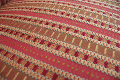 Biedermeier Couch Dreisitzer Nussbaum Streifen Stoff Sofa Antik 1850 Neubezug | Biedermeier - Bild 9