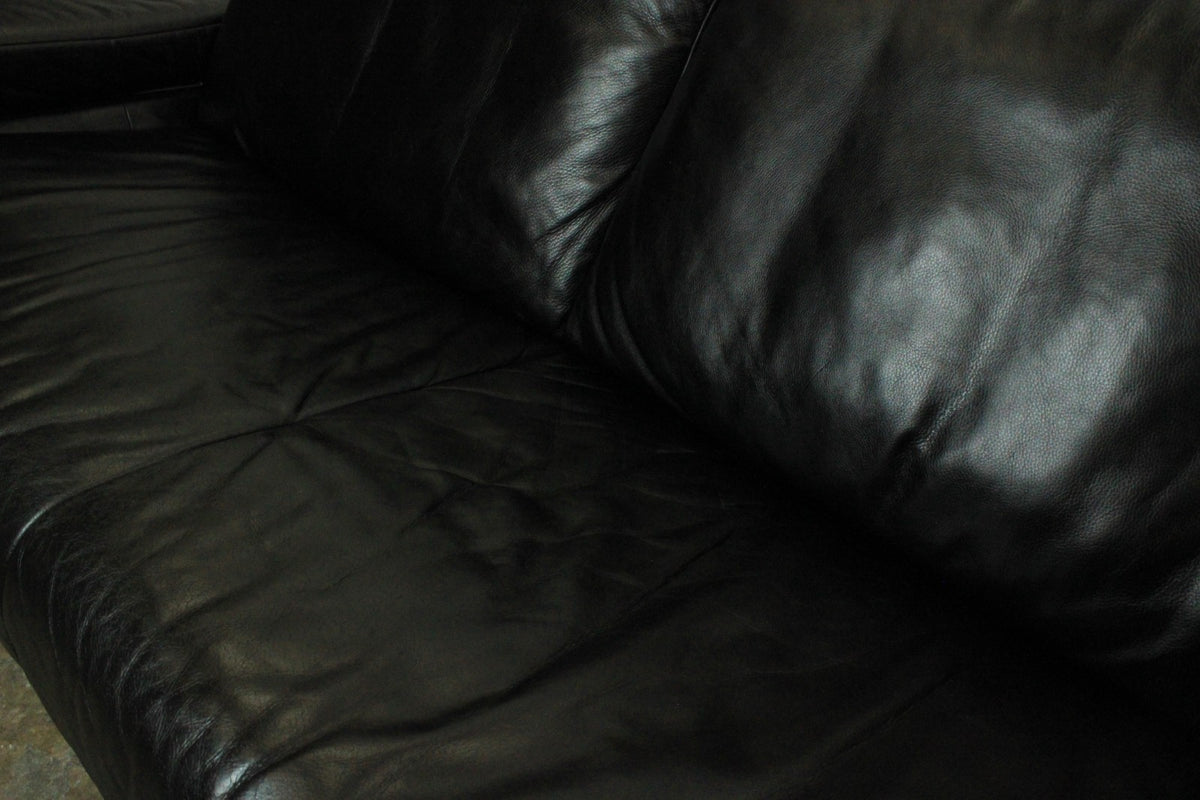 Rolf Benz AK Schwarz Dreisitzer Couch Designer Sofa in Top Zustand | Rolf Benz - Bild 6