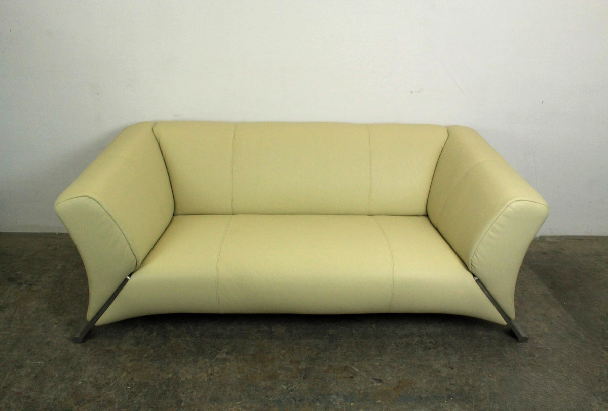 Rolf Benz 322 Clubsofa-Dreisitzer Designer Couch Mintgrün Echtleder | Rolf Benz - Bild 2