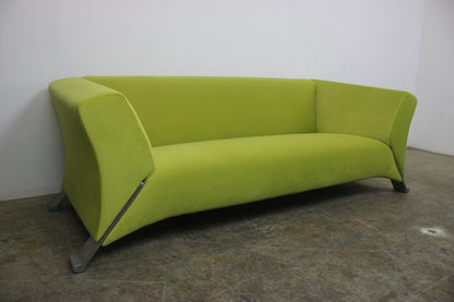 Rolf Benz 322 Clubsofa–Dreisitzer Designer Couch Neu Bezogen Gelb Stoff | Rolf Benz - Bild 3