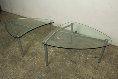 Designer Couchtisch Von Rolf Benz 2-Teilig Mit Glasplatte | Rolf Benz - Bild 5
