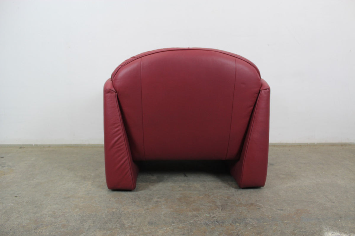 COR Designer Sessel Echtleder Rot Einsitzer | Cor - Bild 6