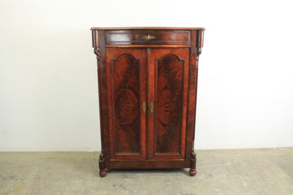 Louis-Philippe Vertiko Schrank Mahagoni Antik um 1870 | Reinstein Möbel - Bild 2