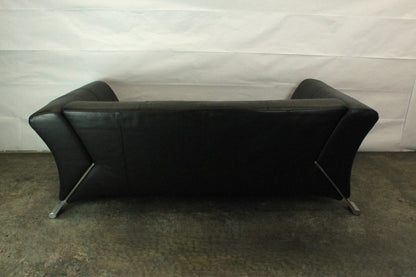 ROLF BENZ 322 | 2,5-SITZER | SCHWARZ LEDER | DESIGNER SOFA | Rolf Benz - Bild 9