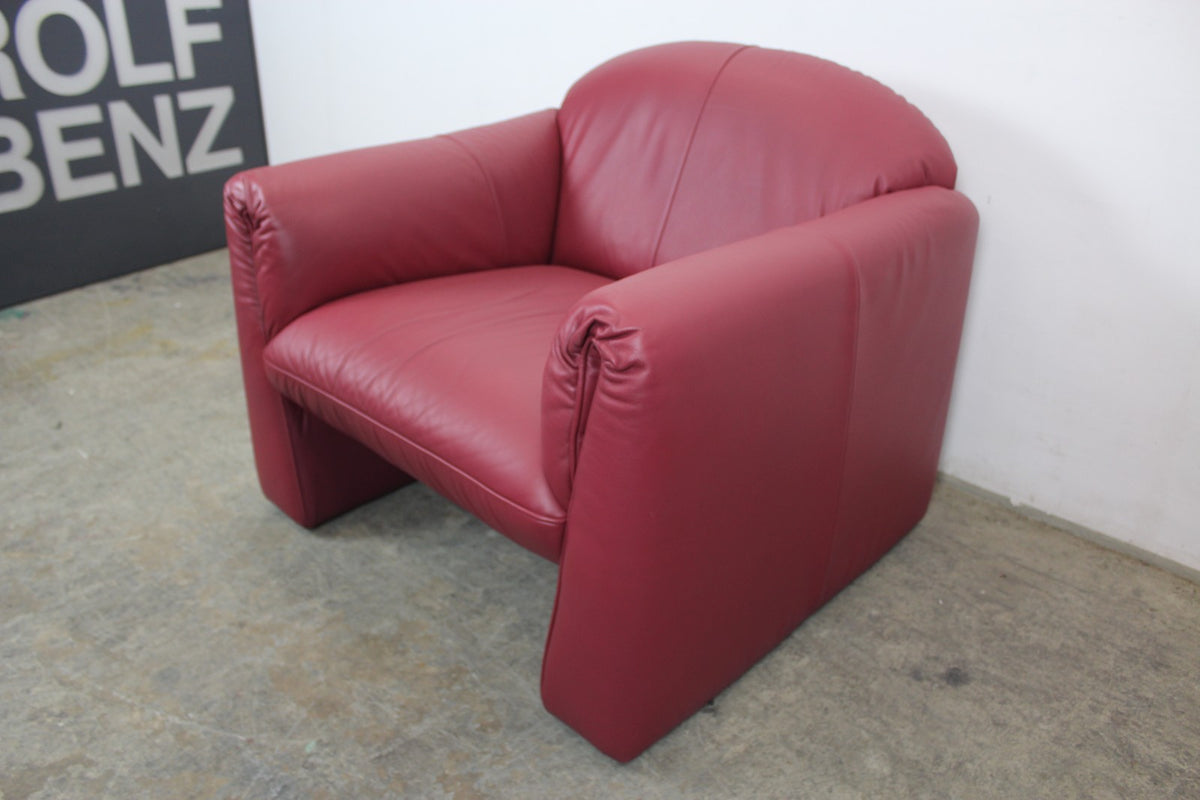 COR Designer Sessel Echtleder Rot Einsitzer | Cor - Bild 4