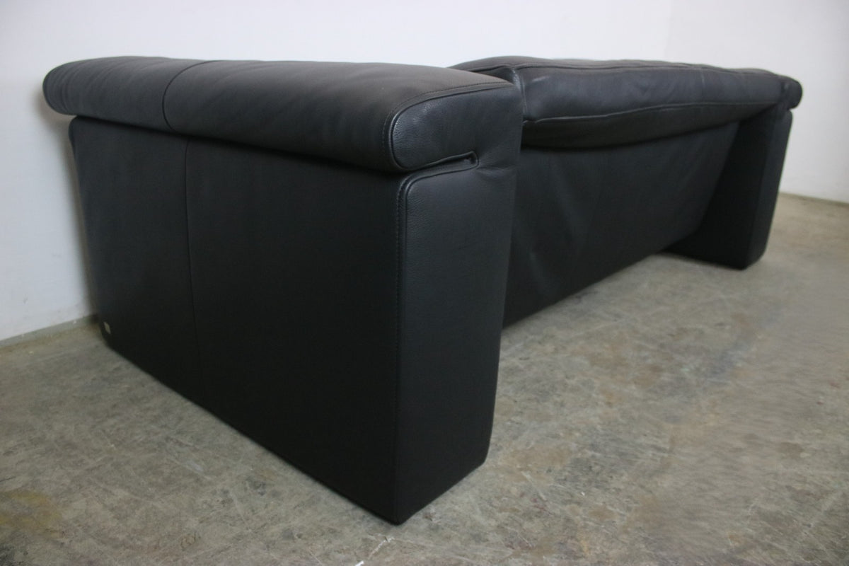 Rolf Benz 6800 Dreisitzer Couch Designer Sofa Echtleder Schwarz | Rolf Benz - Bild 9