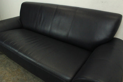 Rolf Benz 545 Designer Couch Dreisitzer Sofa Blau Echtleder | Rolf Benz - Bild 8