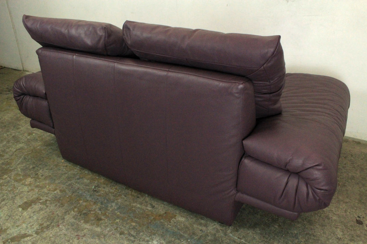 Rolf Benz AK 345 Dunkelviolett Zweisitzer Couch Vintage Designer Sofa | Rolf Benz - Bild 10