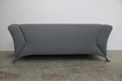 Rolf Benz 322 Club Sofa Dreisitzer Designer Couch Uni-Stoff Grau Neubezug | Rolf Benz - Bild 8