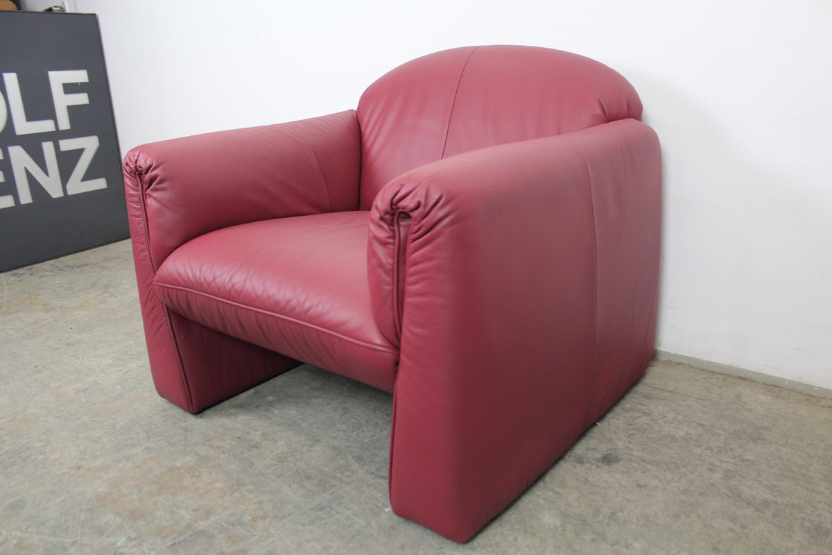 COR Designer Sessel Echtleder Rot Einsitzer | Cor - Bild 4