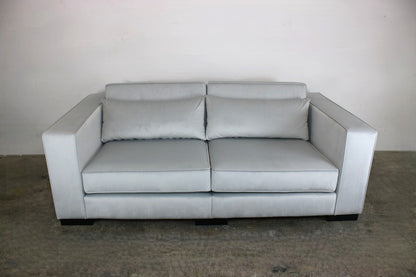 Designer Couch Berlin Handgefertigt Hochwertiges Sofa Creme Stoff Schwere Quali | Handgefertigt - Bild 3
