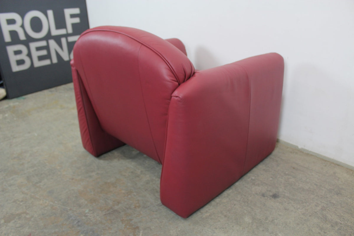 COR Designer Sessel Echtleder Rot Einsitzer | Cor - Bild 8
