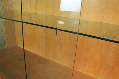 Art Deco Aufsatzschrank Buffet Vitrinenschrank Rundglas Wurzel Nussbaum Antik | ART DECO - Bild 5